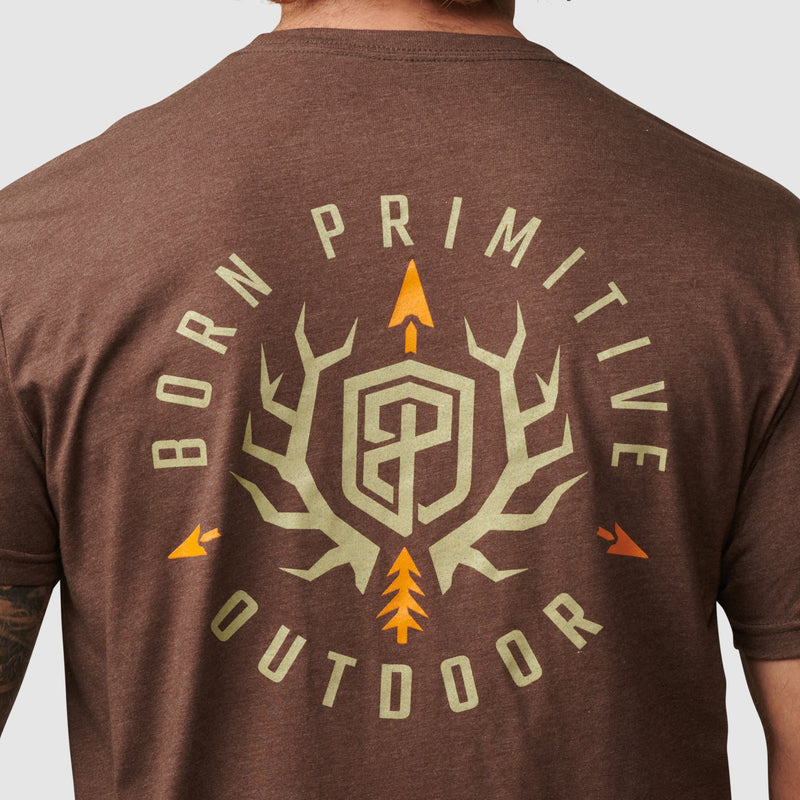 Outdoor Emblem T-Shirt (Chestnut)