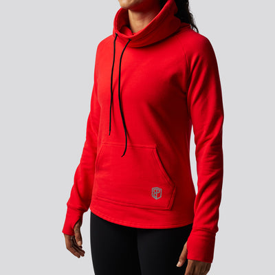 Cowl at the Full Moon Sweatshirt (Red)