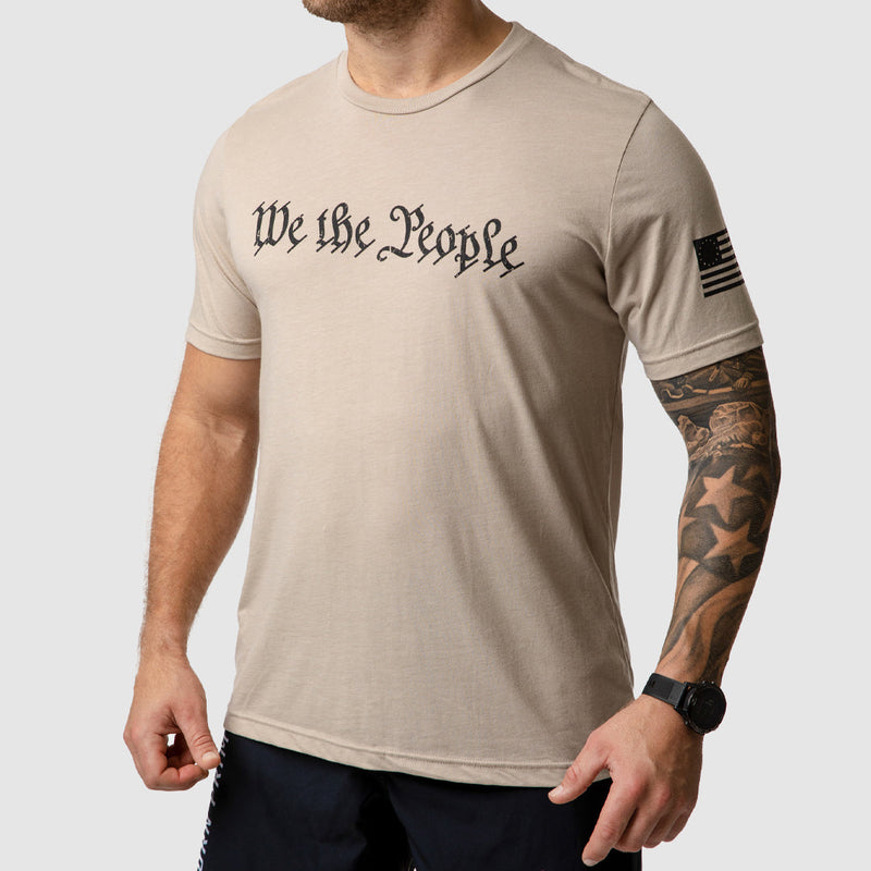 We The People T-Shirt (Tan)