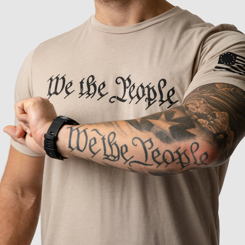 We The People T-Shirt (Tan)