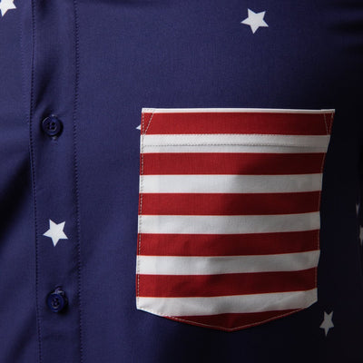 Voyager Button Up(Star and Stripes)