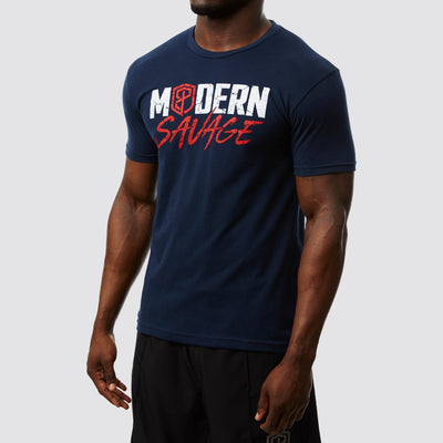 Modern Savage T-Shirt (Midnight Navy)